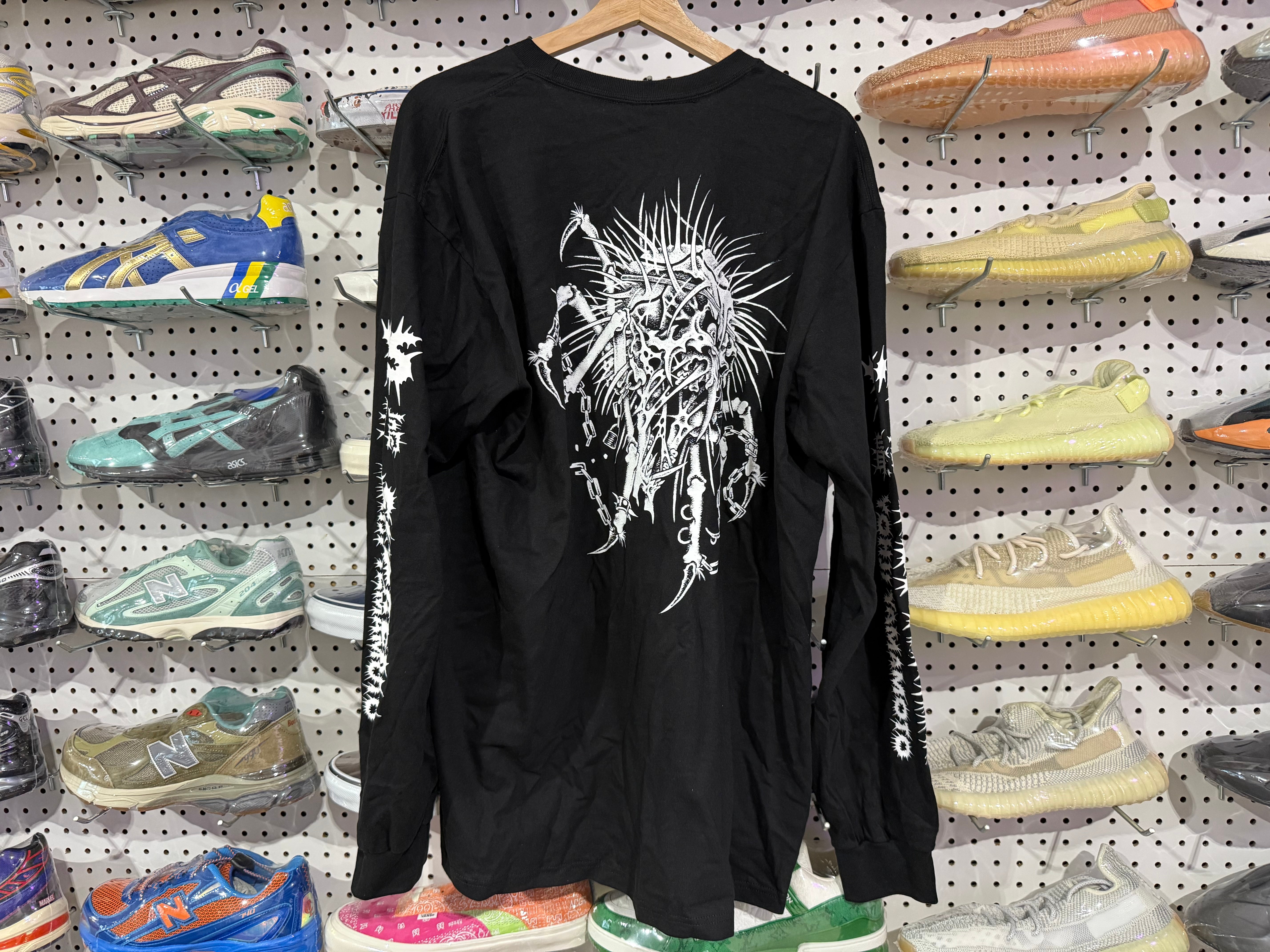 NEW Supreme x Yohji Yamamoto Y'S Longsleeve Tee - Black Size Small