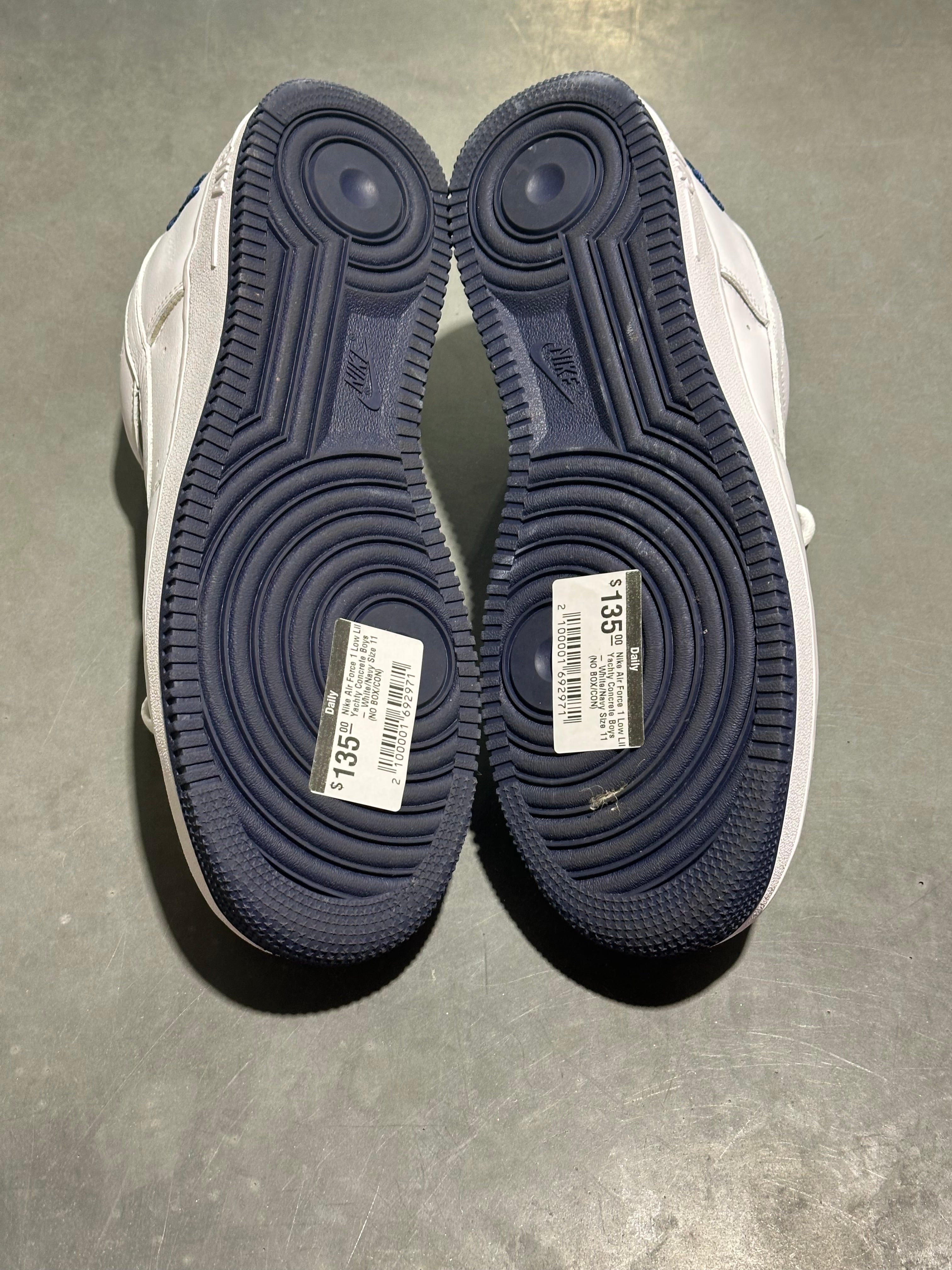 Nike Air Force 1 Low Lil Yachty Concrete Boys - White/Navy Size 11