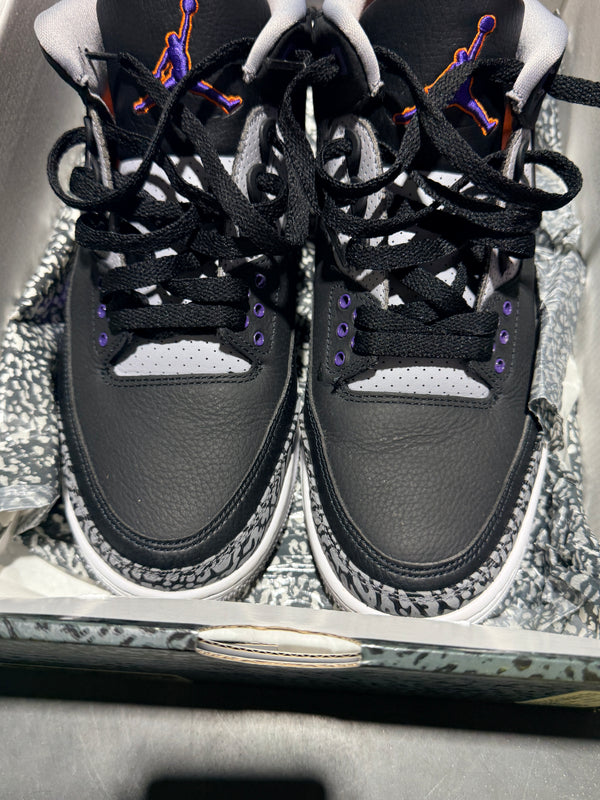 Air Jordan 3 Retro - Court Purple Size 11
