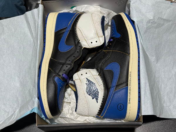 Air Jordan 1 Retro High OG SP - Fragment x Union LA Sport Royal Size 8