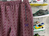 USED Needles Diamond Track Pants - Burgundy Size XL