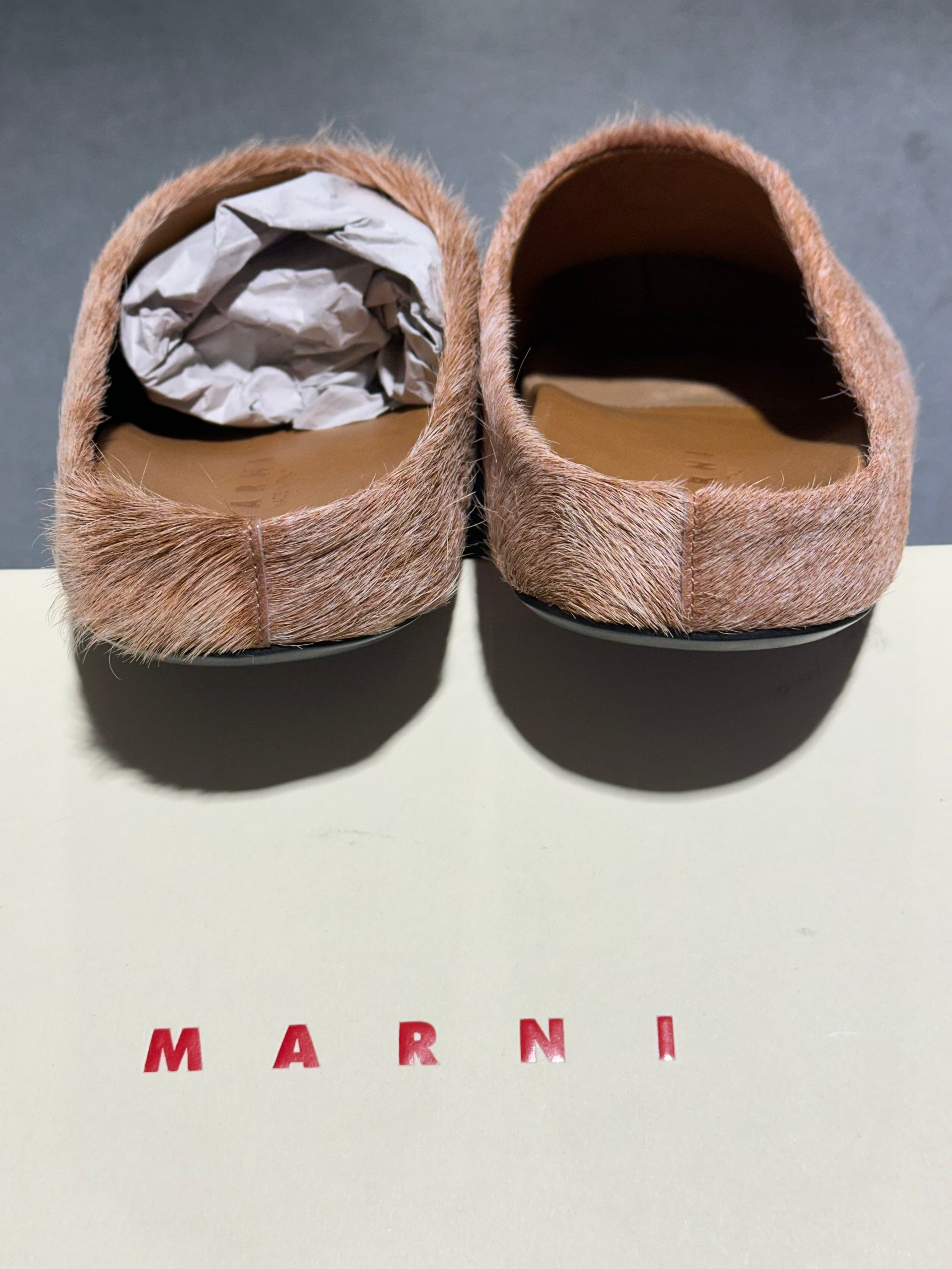 Marni Fussbet Sabot - Winter Wheat Size 44 / US 11