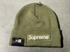 NEW Supreme FW25 Box Logo Beanie - Olive