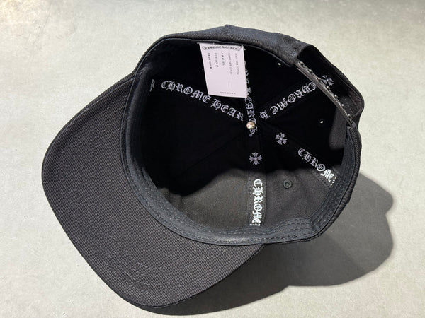 NEW Chrome Hearts Cross & Horseshoe Baseball Cap - Black