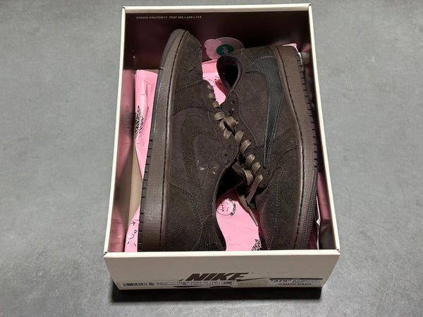 Air Jordan 1 Low OG SP - Travis Scott/Velvet Brown Size 9