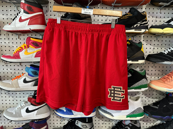 USED Eric Emanuel EE Basic Shorts - Red Size XXL