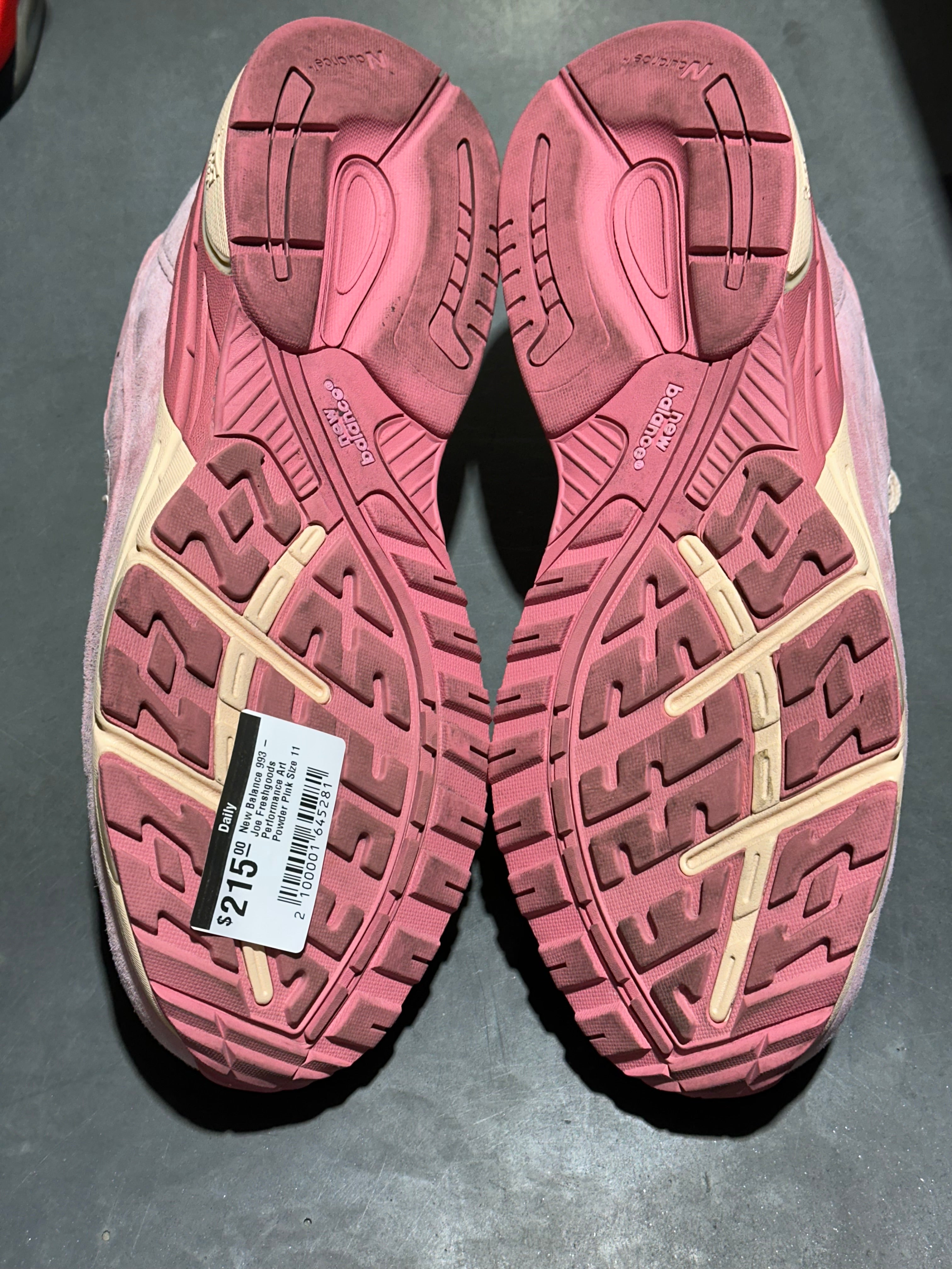 New Balance 993 - Joe Freshgoods Performance Art Powder Pink Size 11