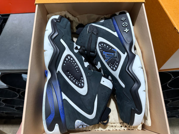 Louis Vuitton LV Trainer 2 - Black/White/Blue Size 9.5LV/11US