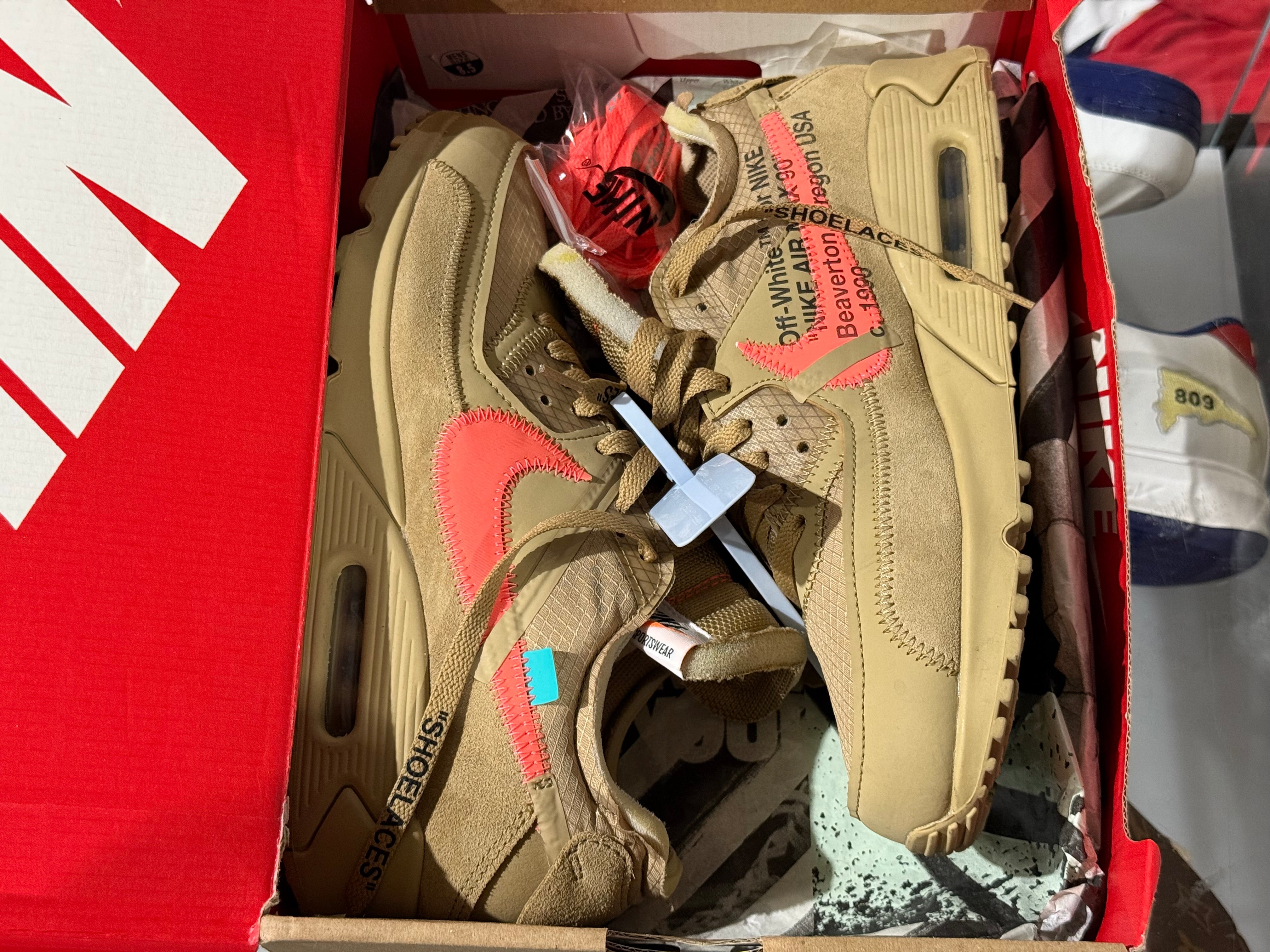 Nike x Off White Air Max 90 - Desert Ore Size 8.5