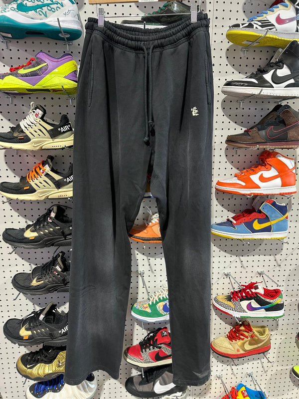 USED Hellstar Face Logo Sweatpants - Black Size XL