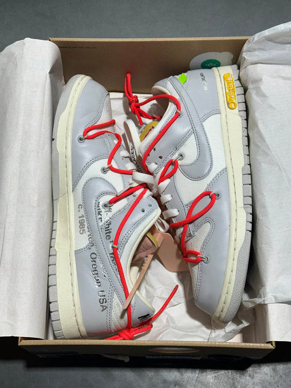 Nike Dunk Low / Off White - Lot 6 Size 10