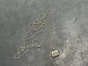 USED Chrome Hearts Emerald Cut Pendant With Chain