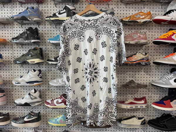 NEW Supreme X Hanes Paisley Tee - White  Size XXL