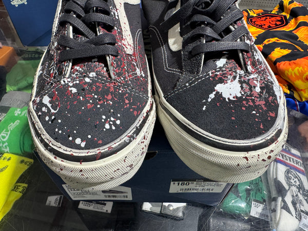Vans Premium Old Skool 36 Paint Splatter - Charcoal Grey Size 13