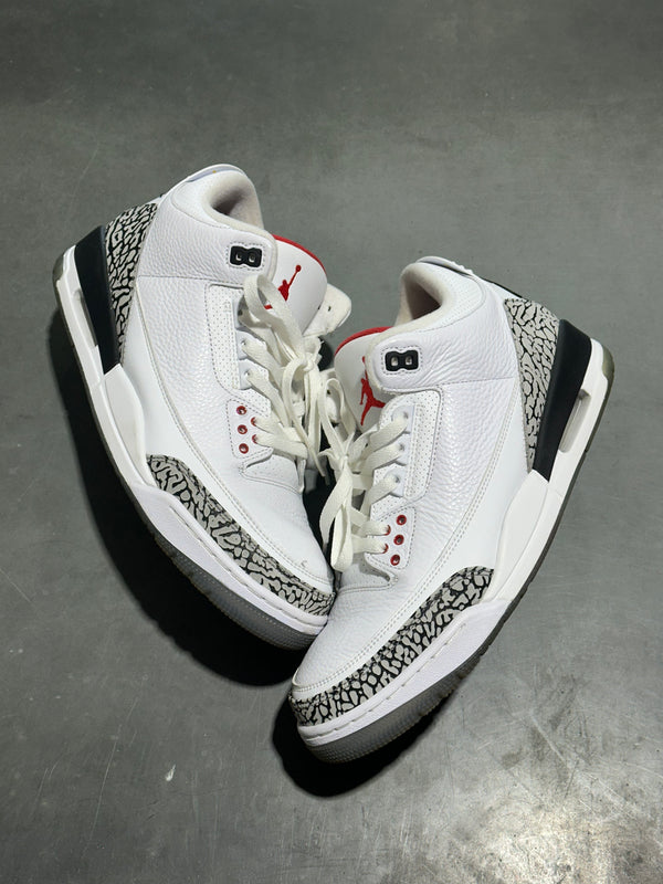Air Jordan 3 Retro - Free Throw Line White Cement Size 11