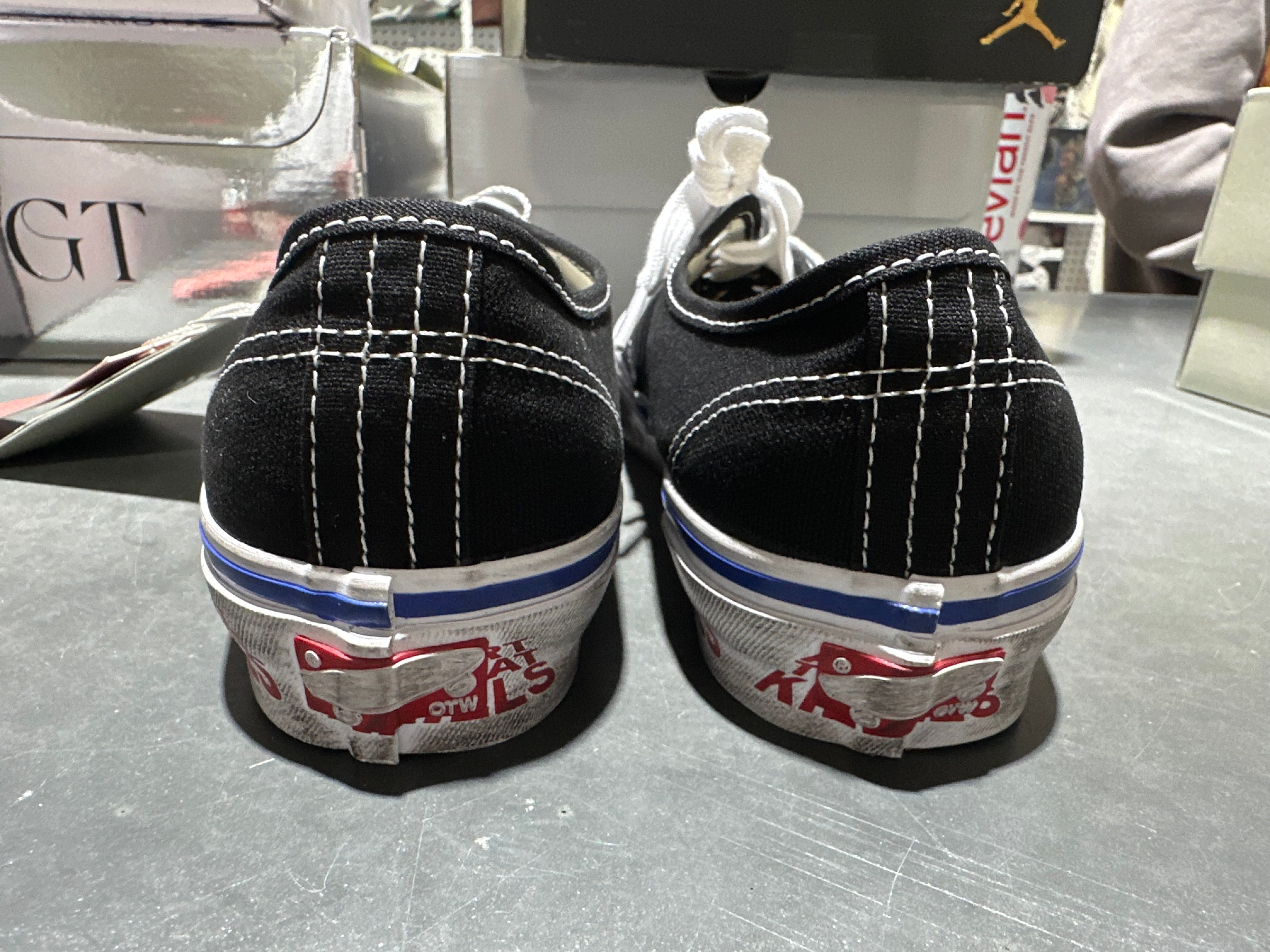 Vans OTW Authentic 44 x Gallery Dept - Black / Paint Splatter Size 11.5