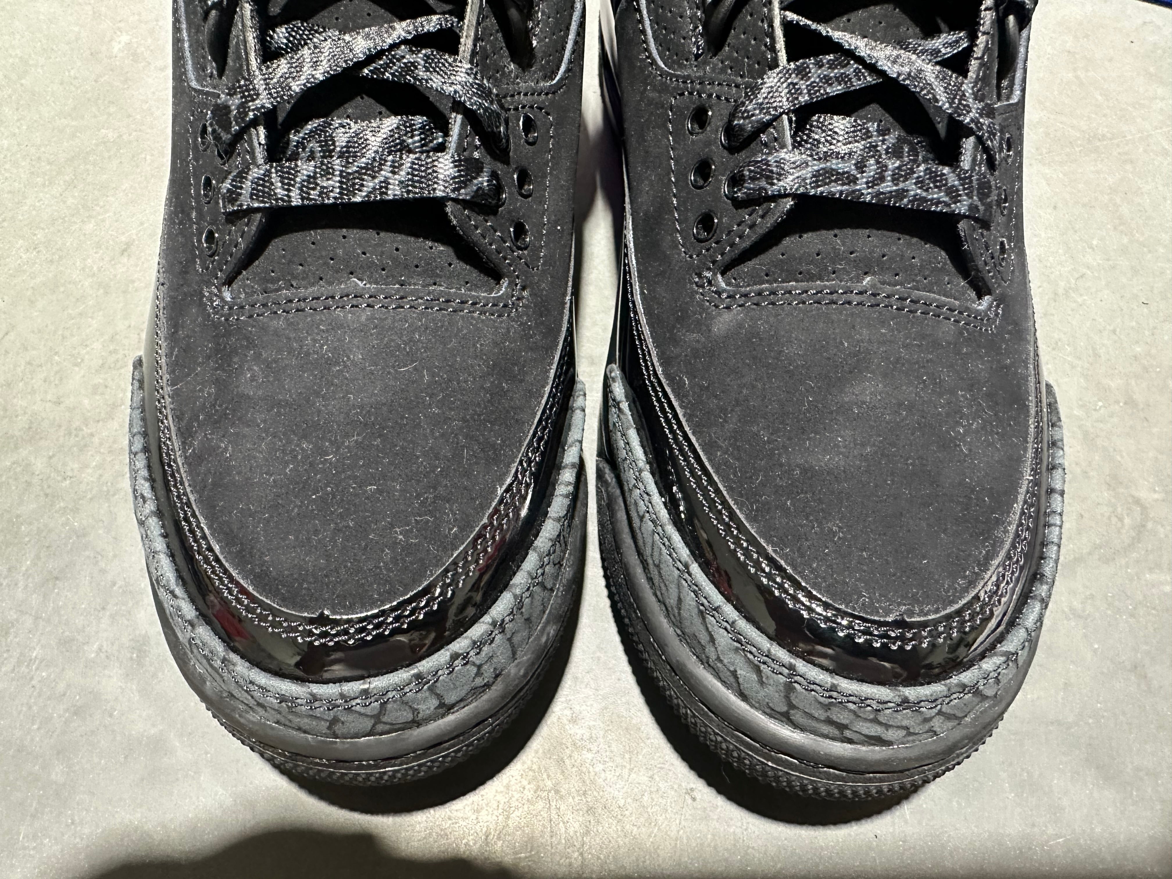 Air Jordan 3 Retro - Black Cat Size 8