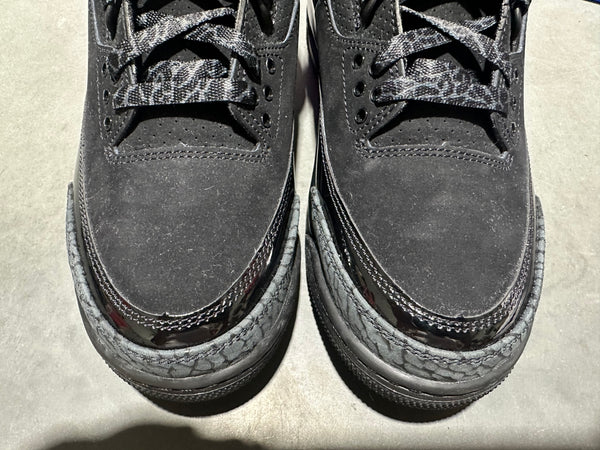 Air Jordan 3 Retro - Black Cat Size 8