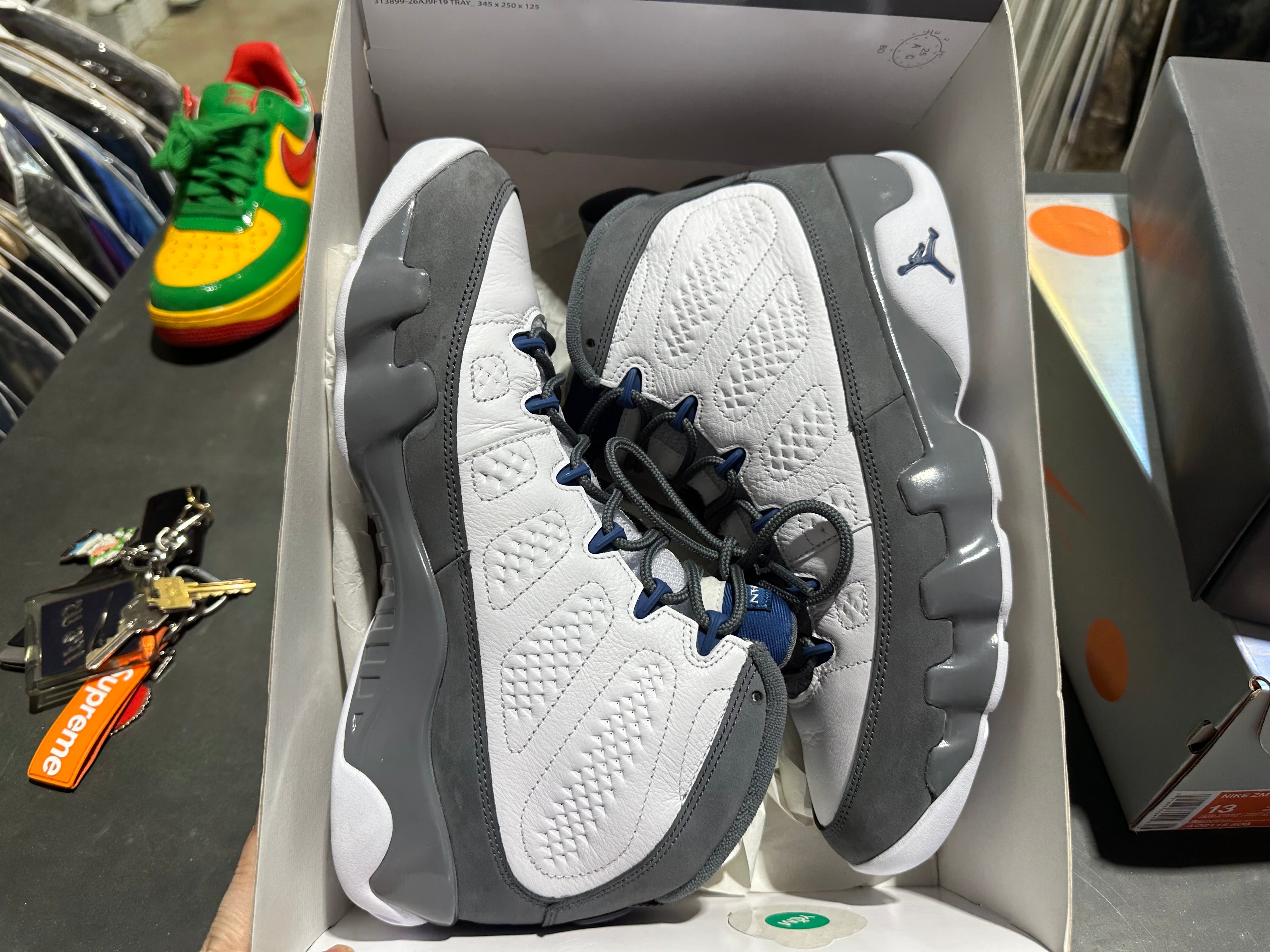 Air Jordan 9 Retro - Flint Grey French Blue 2026 Size 10
