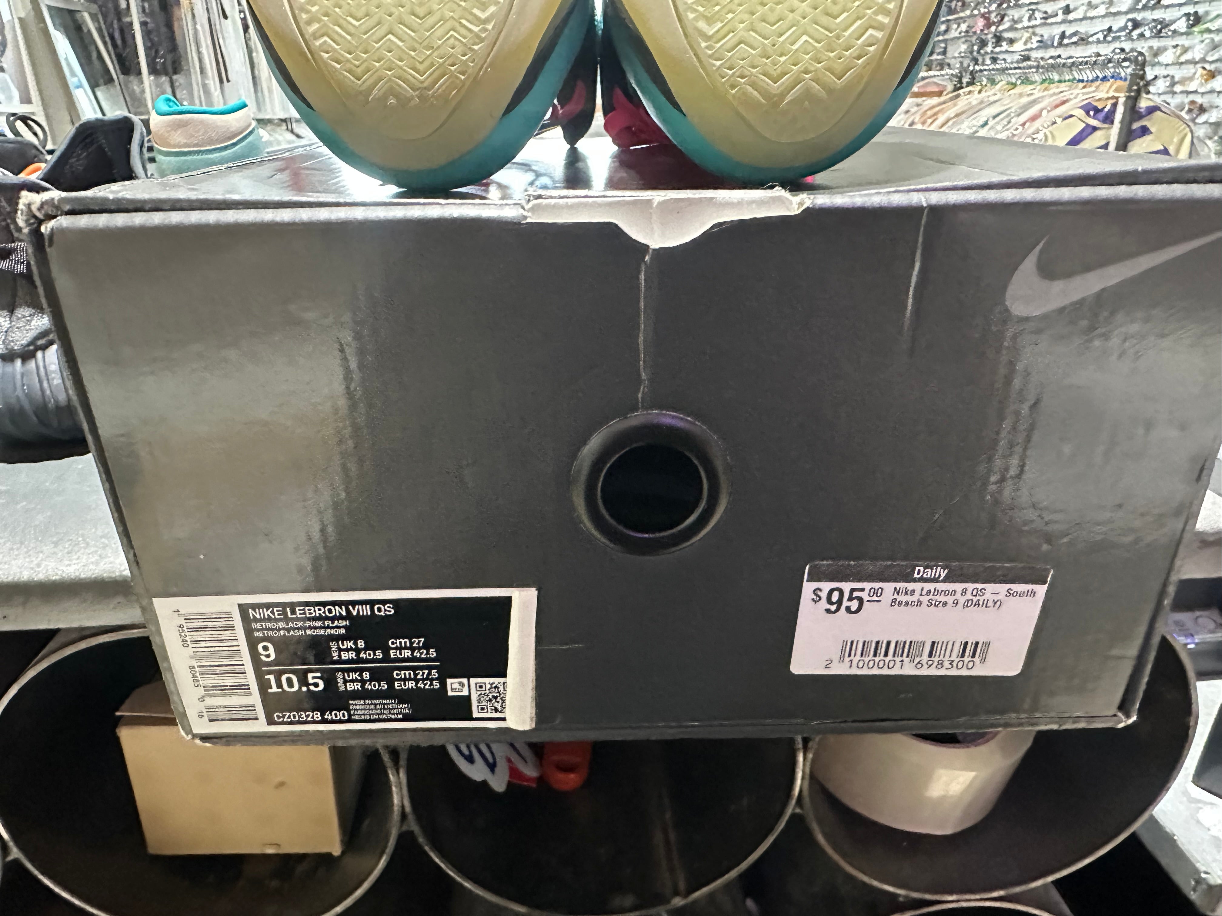 Nike Lebron 8 QS - South Beach Size 9