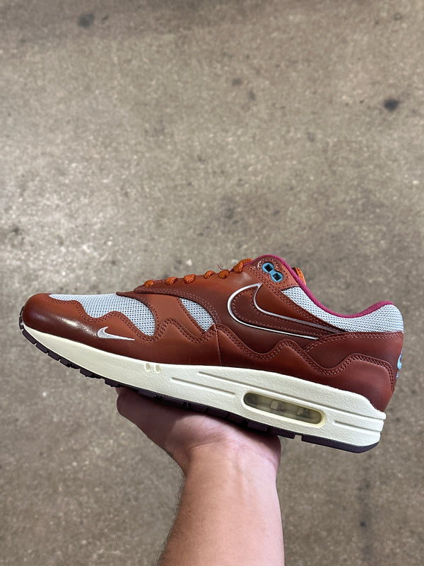 Nike Air Max 1 Patta - The Next Wave Dark Russett Size 9.5