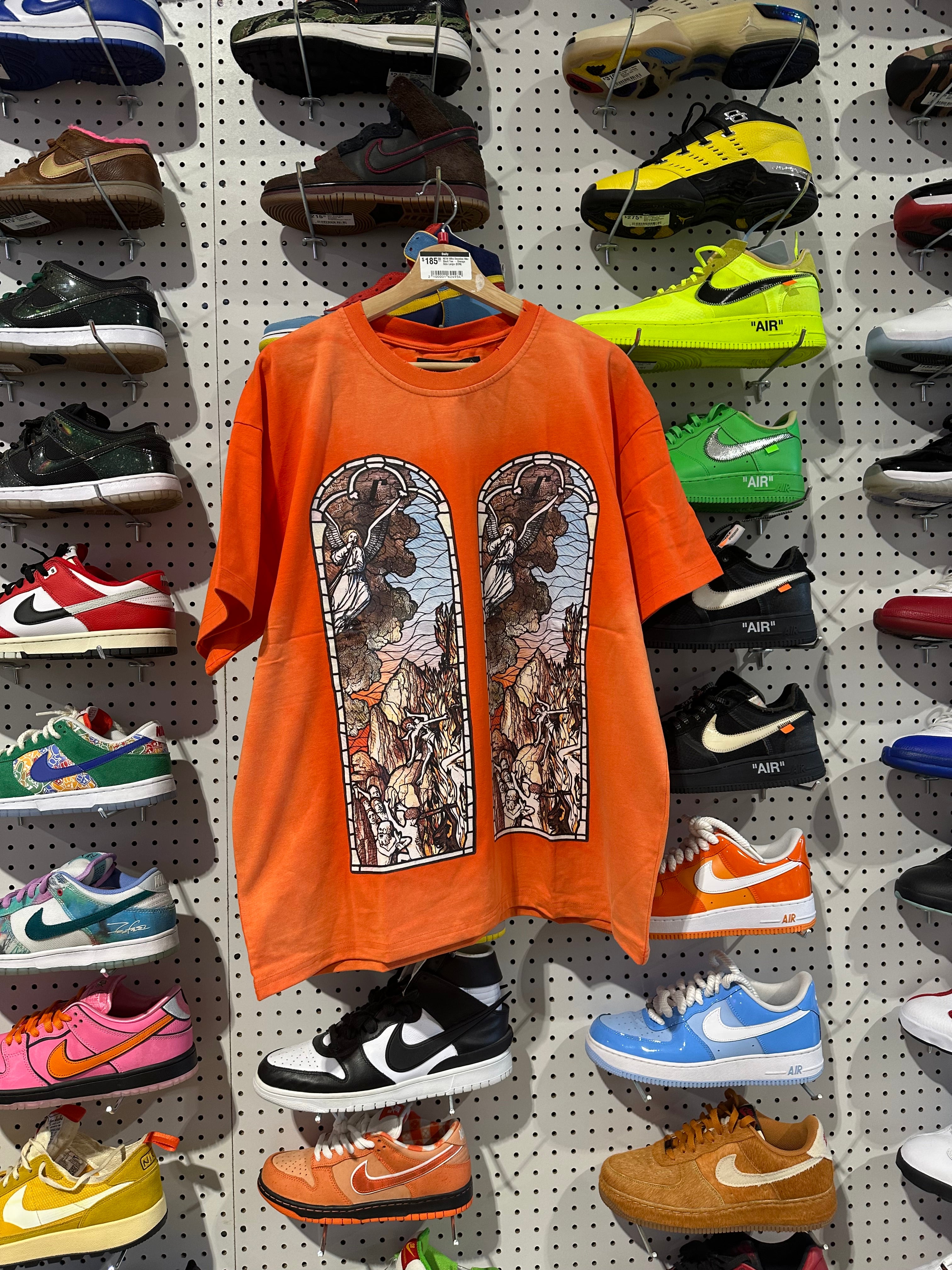 NEW Who Decides War Skull Tee - Orange Size XL