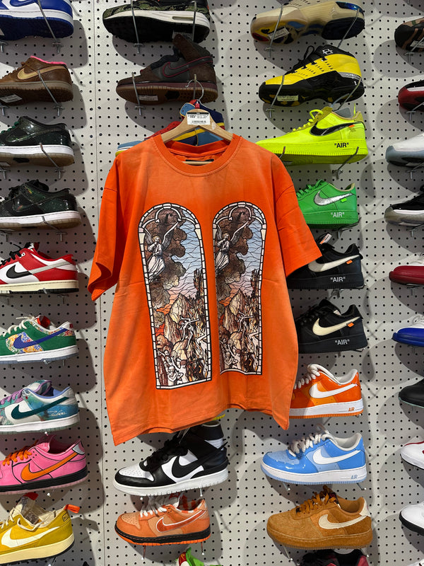 NEW Who Decides War Skull Tee - Orange Size XL