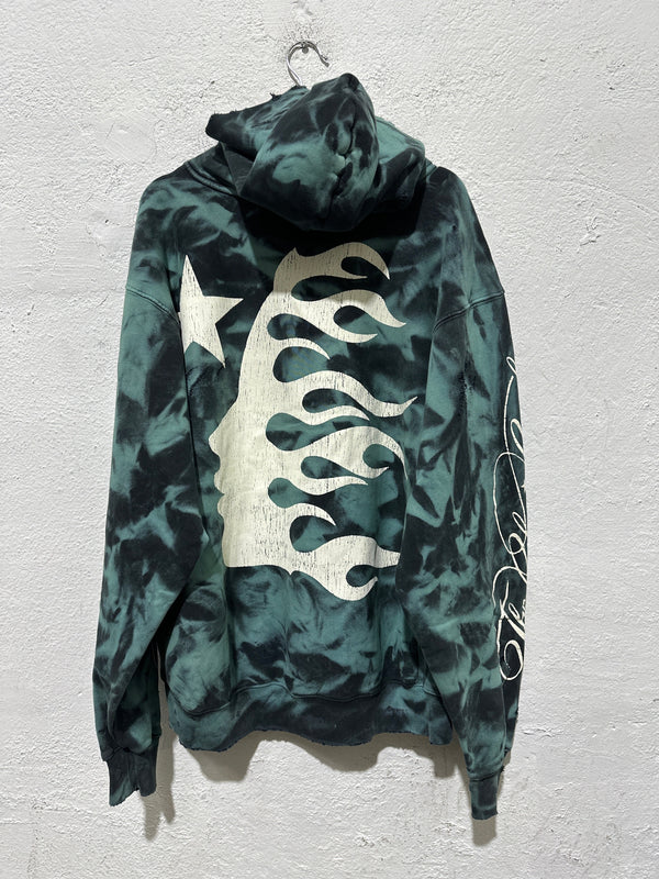 NEW Hellstar Marble Paradise Hoodie - Green/Black Size XXL