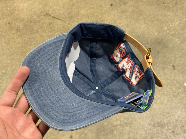 NEW Better With Age Fuck Denim Hat - Blue