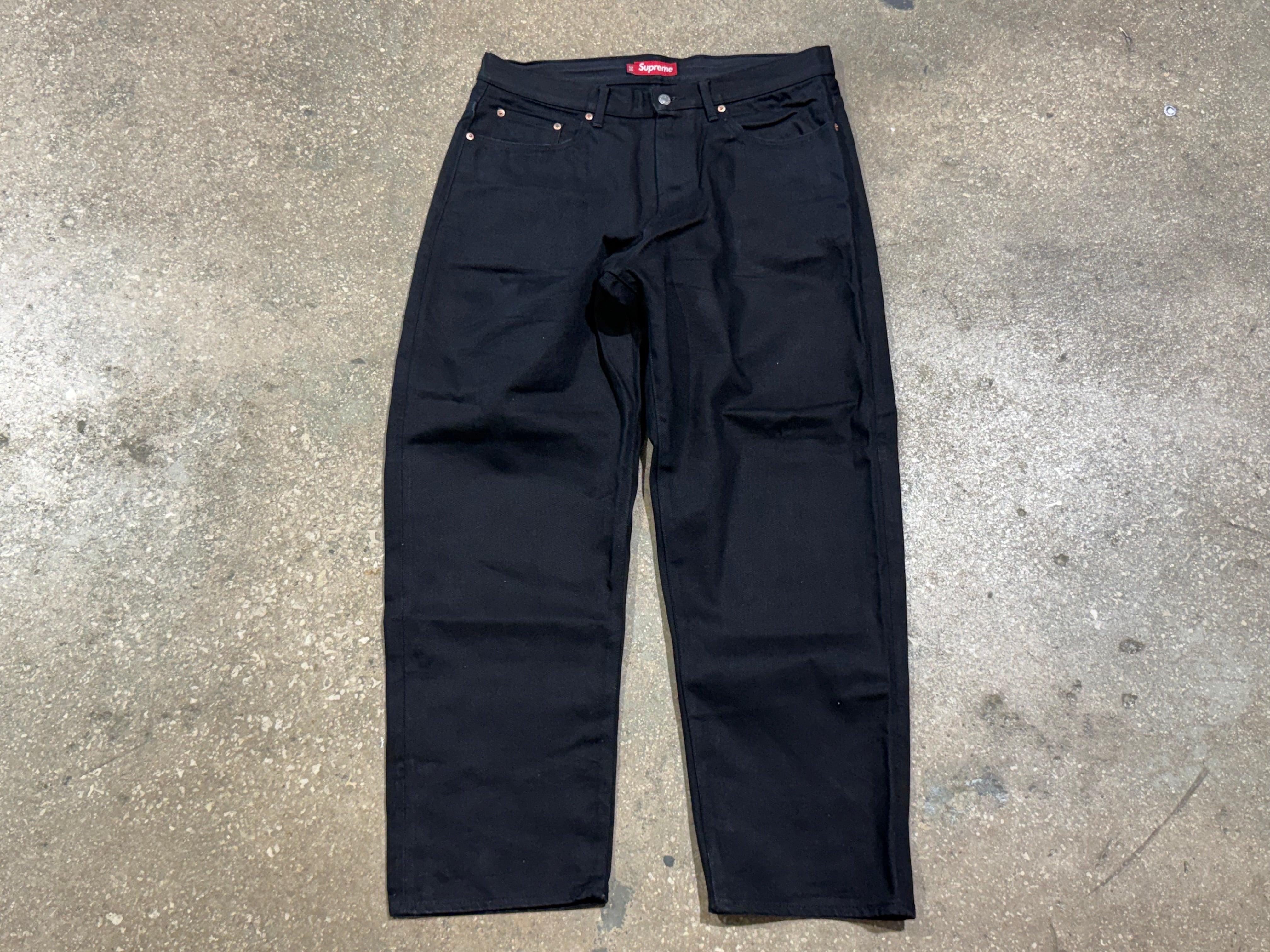 USED Supreme Selvedge Denim - Black Size 36
