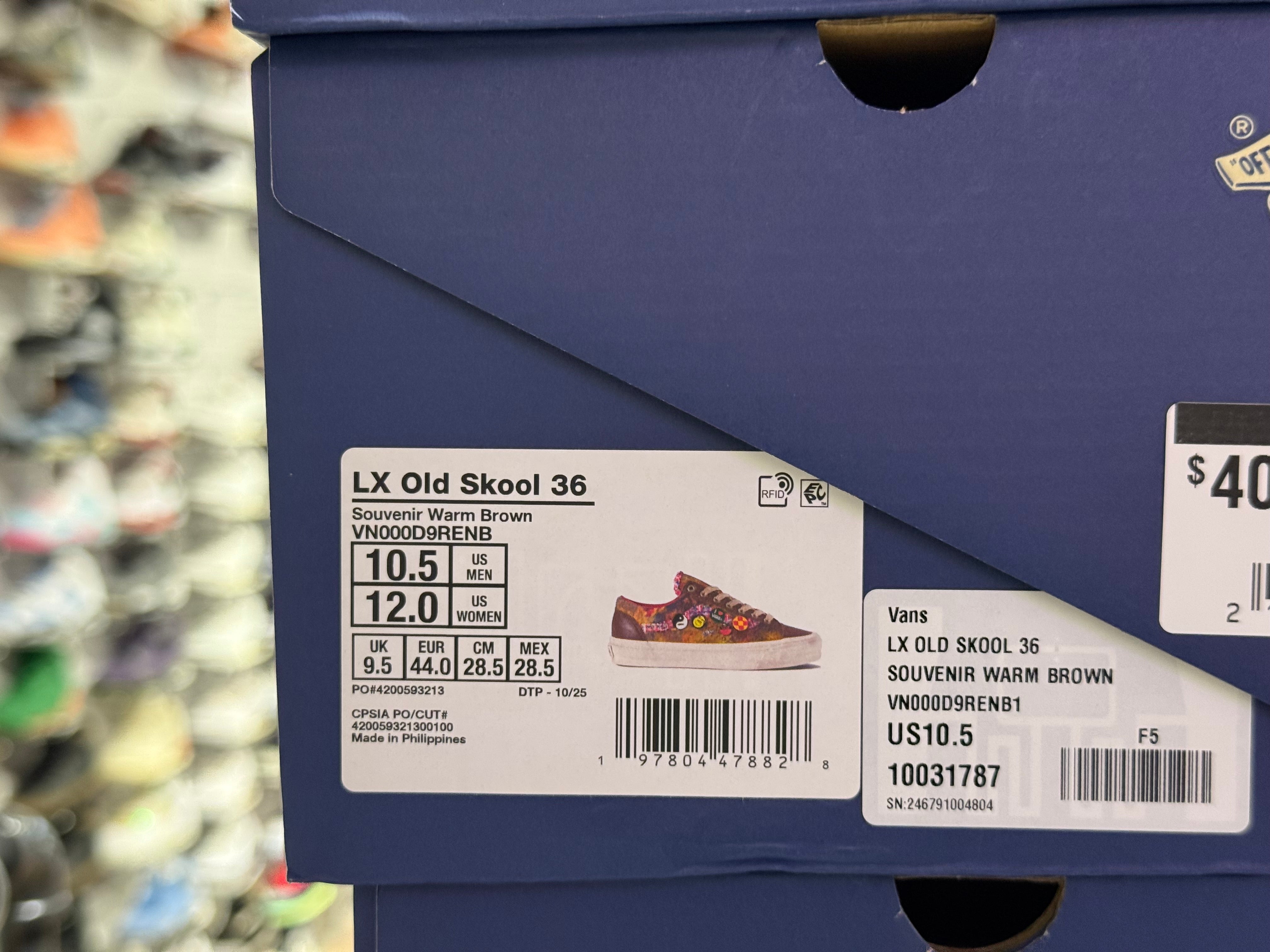 Vans Old Skool 36 LX Souvenir - Brown Size 10.5