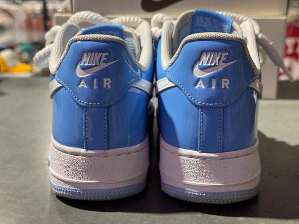Nike Air Force 1 Low '07 LV8 - Phychic Blue White Patent Size 9.5