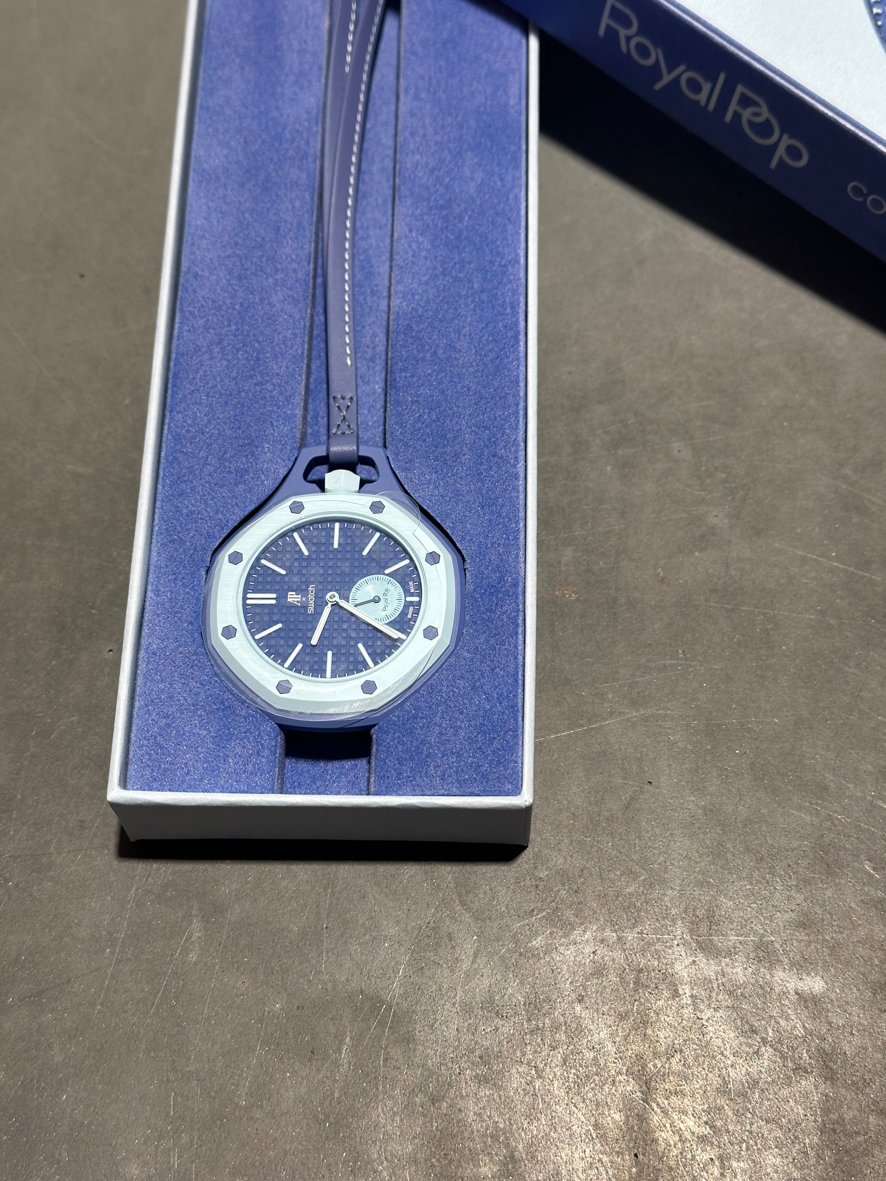 NEW Swatch x Audemars Piguet AP Bioceramic Royal Pop - Lan Ba SSX03L100N