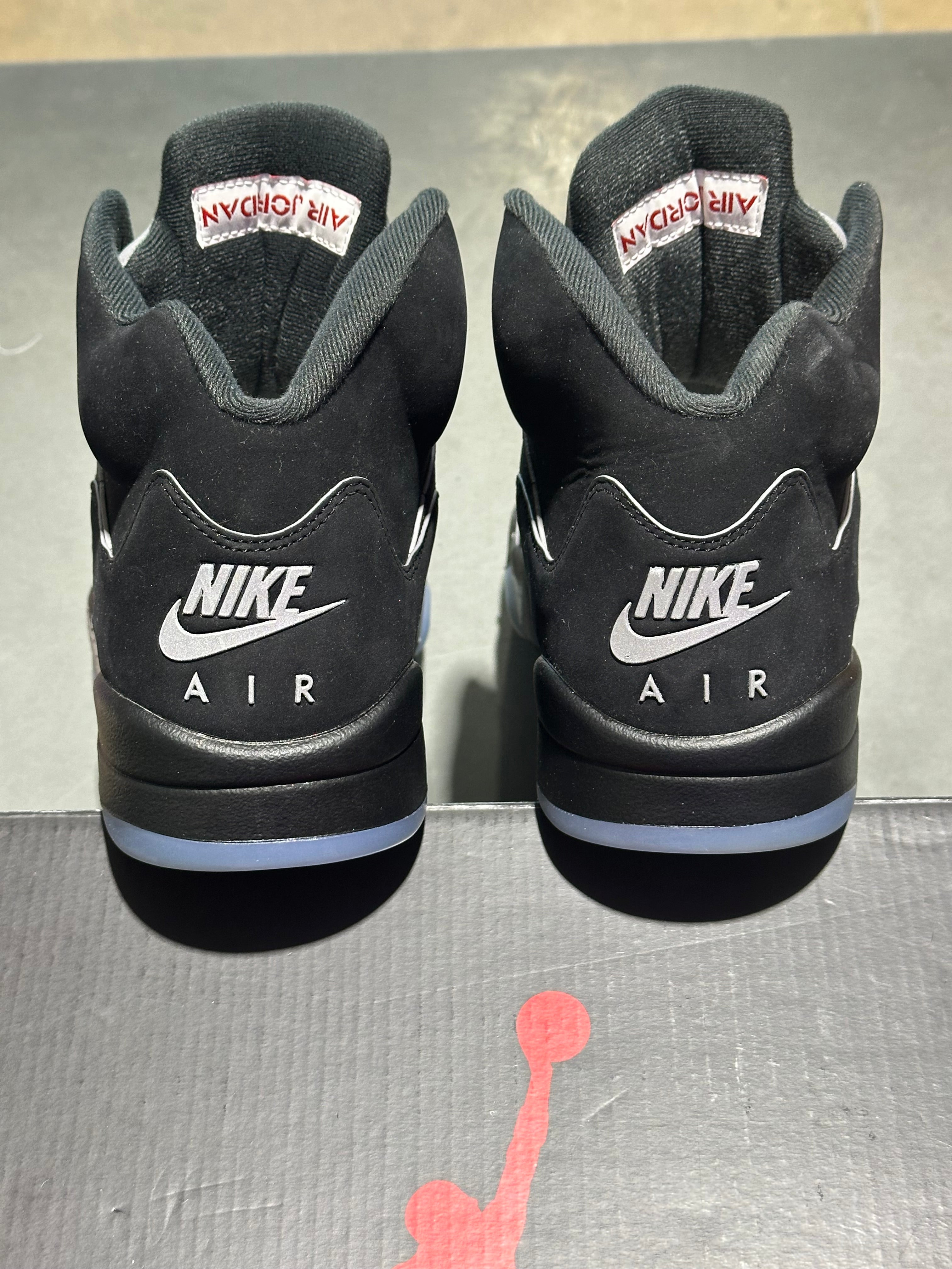 Air Jordan 5 Retro OG - Black Metallic Reimagined Size 10.5