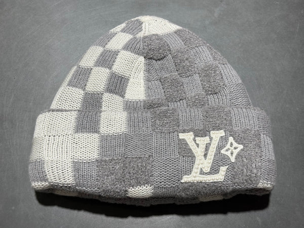 NEW LV Cashmere Beanie - Grey