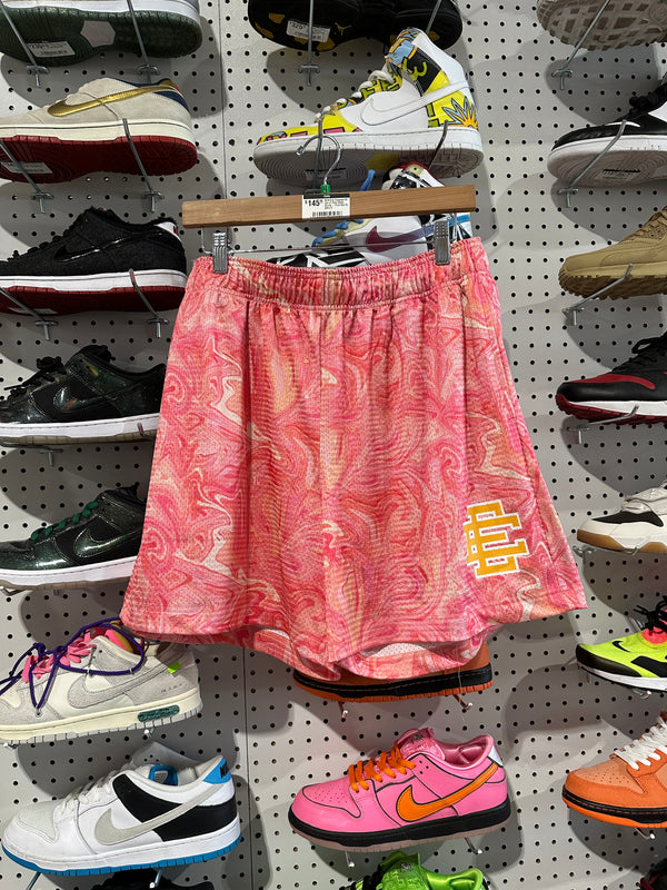 NEW Eric Emanuel EE Can of Paint Basic Shorts - Pink Size XL