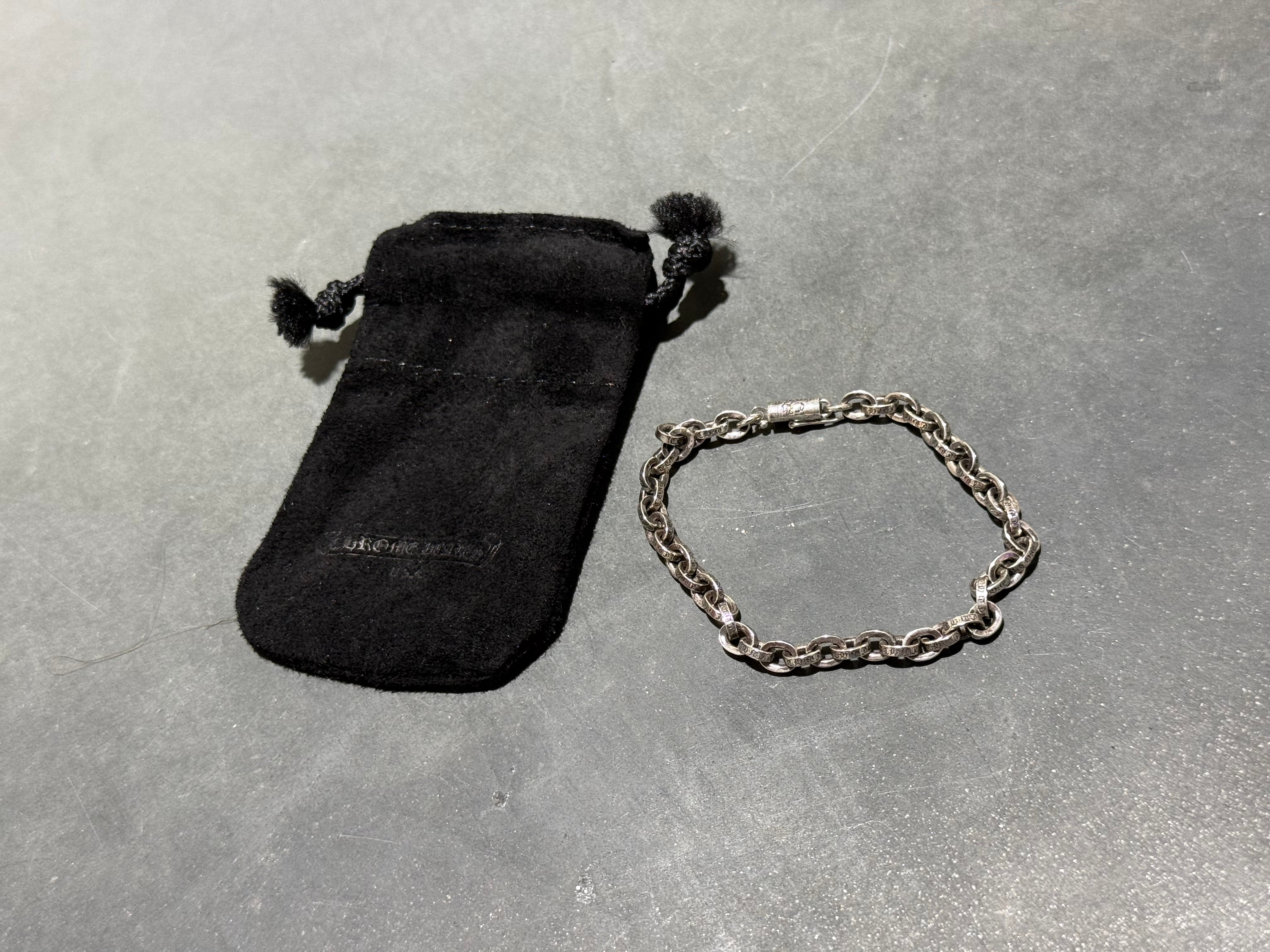 NEW Chrome Hearts Paper Chain Bracelet Size 7