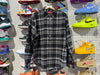 NEW Supreme SS25 Old English Flannel Shirt - Black Size Medium