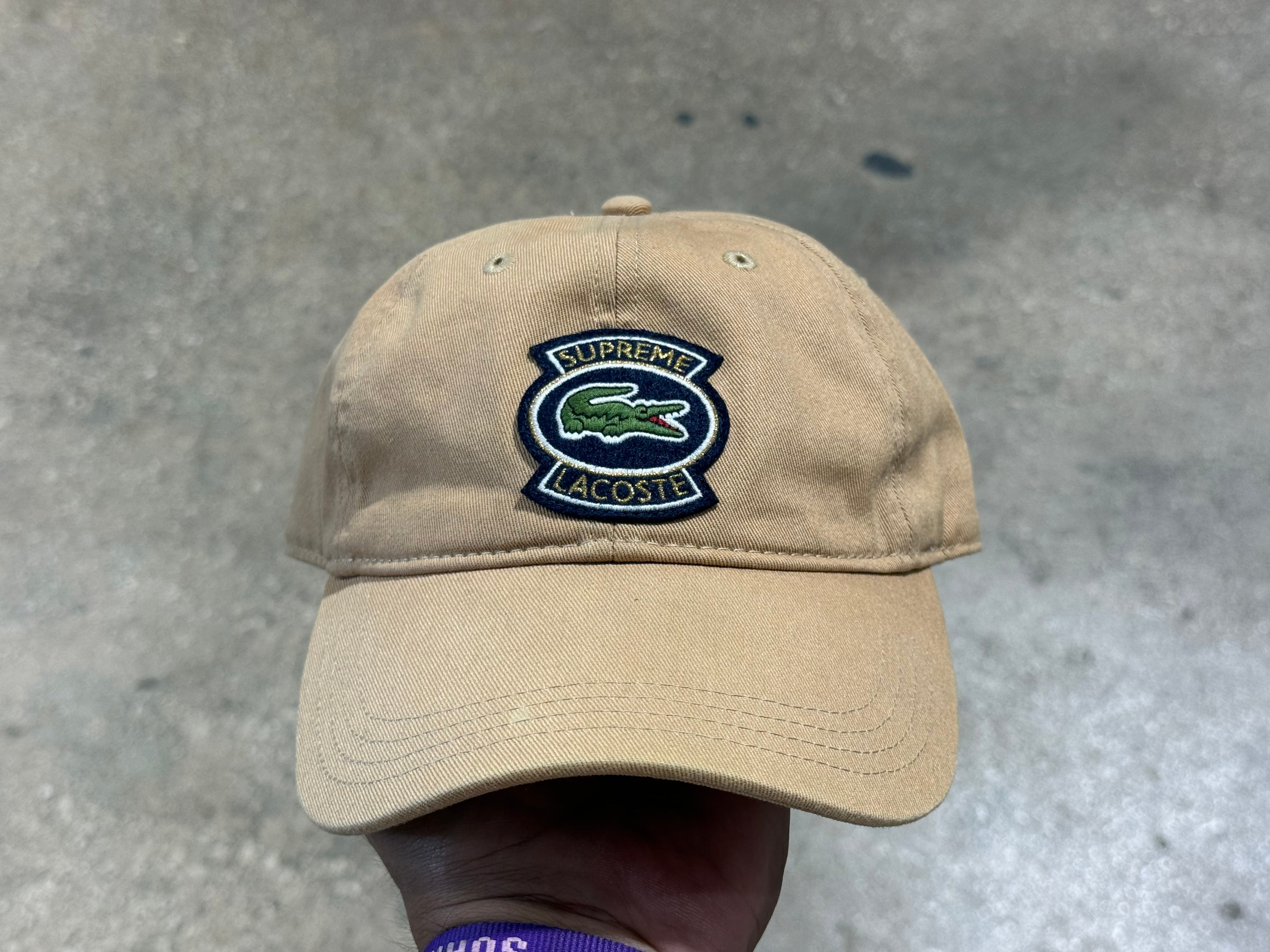 USED Supreme x Lacoste Hat - Tan