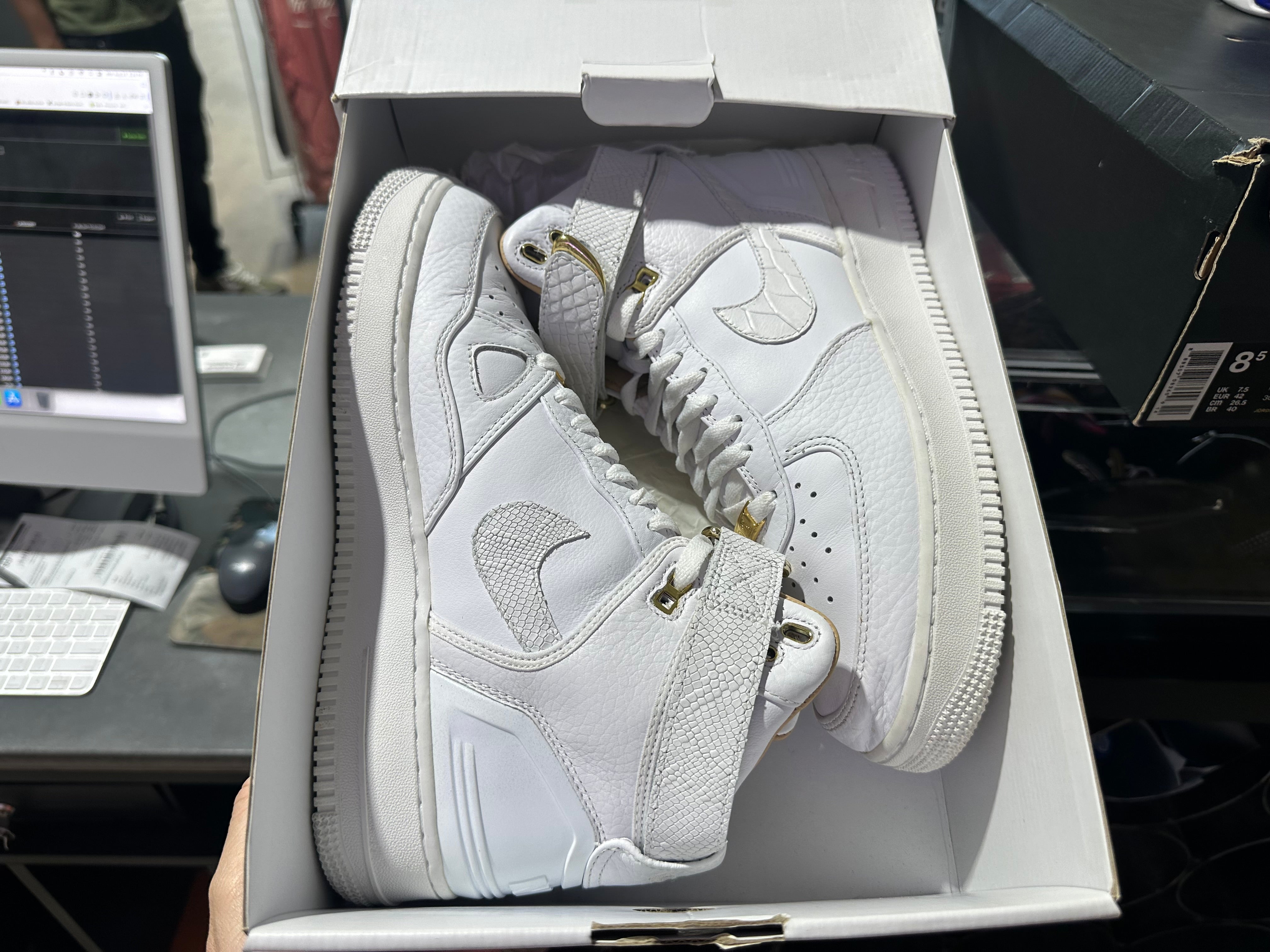 Nike Air Force 1 Hi JUST DON - White Size 8.5