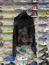 USED Vale Forever Neptune Zip Up Hoodie - Black Size Large