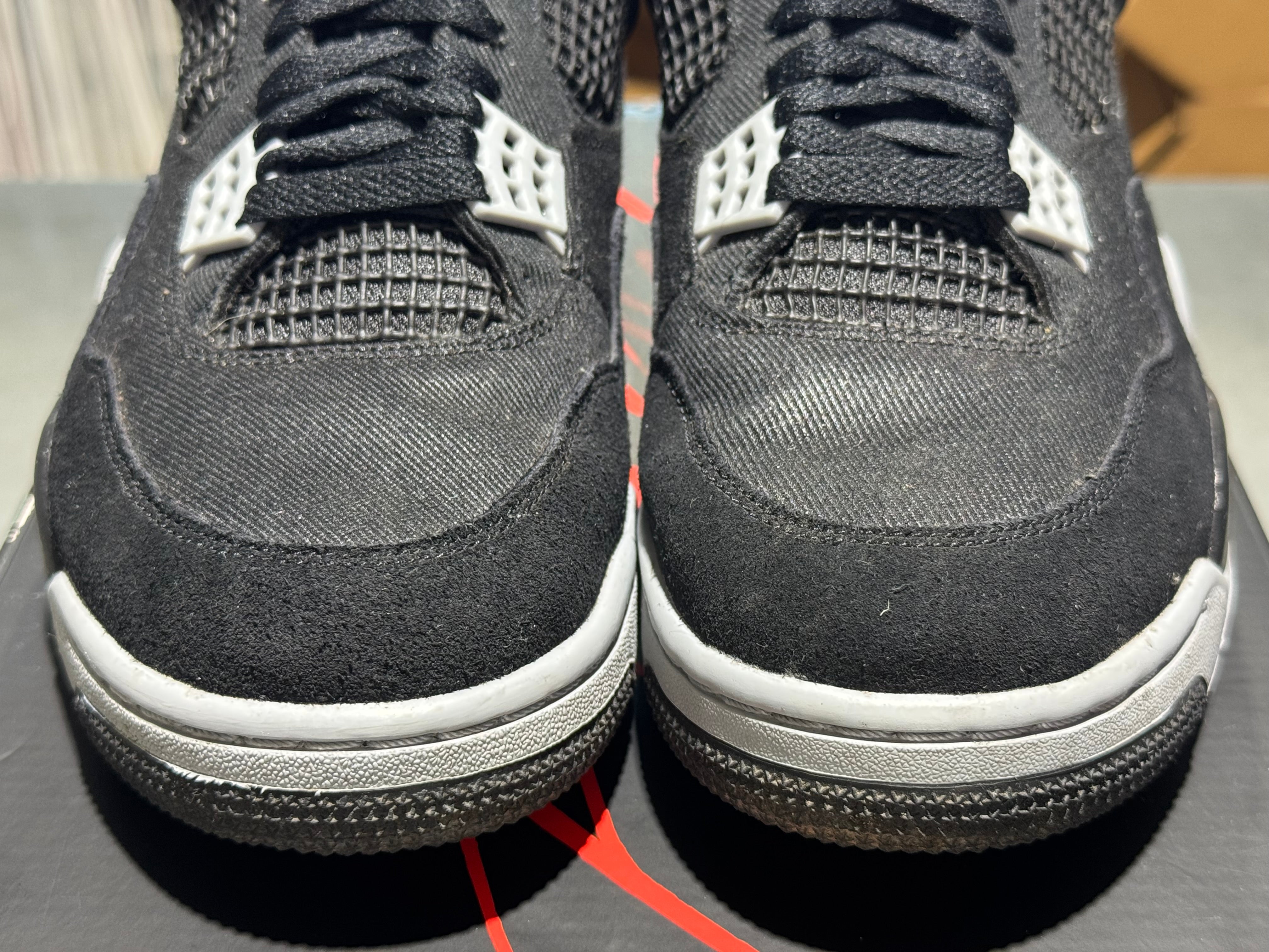 Air Jordan 4 Retro SE - Black Canvas Size 9