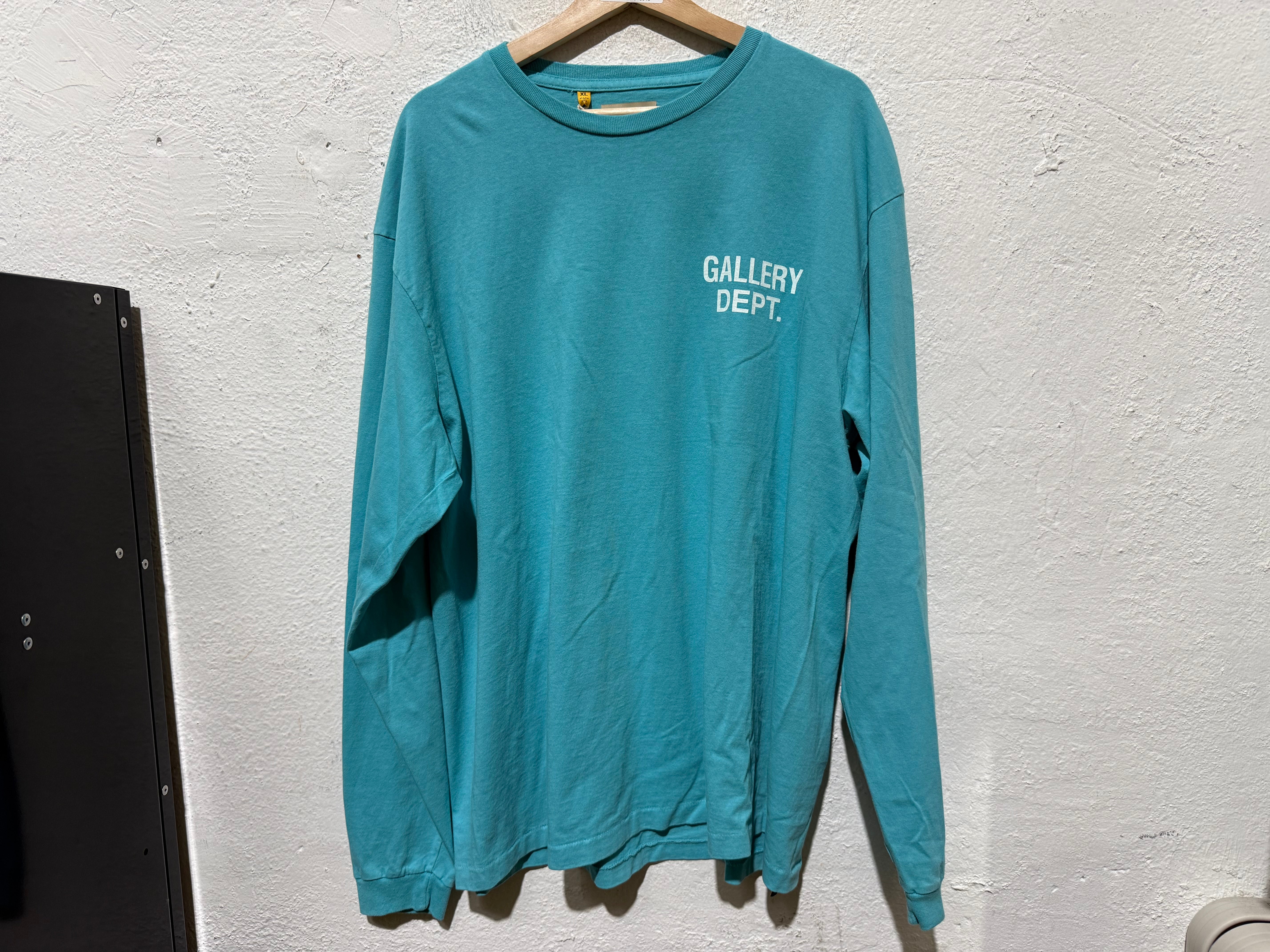 Gallery Dept L/S Tee - Aqua Size XL