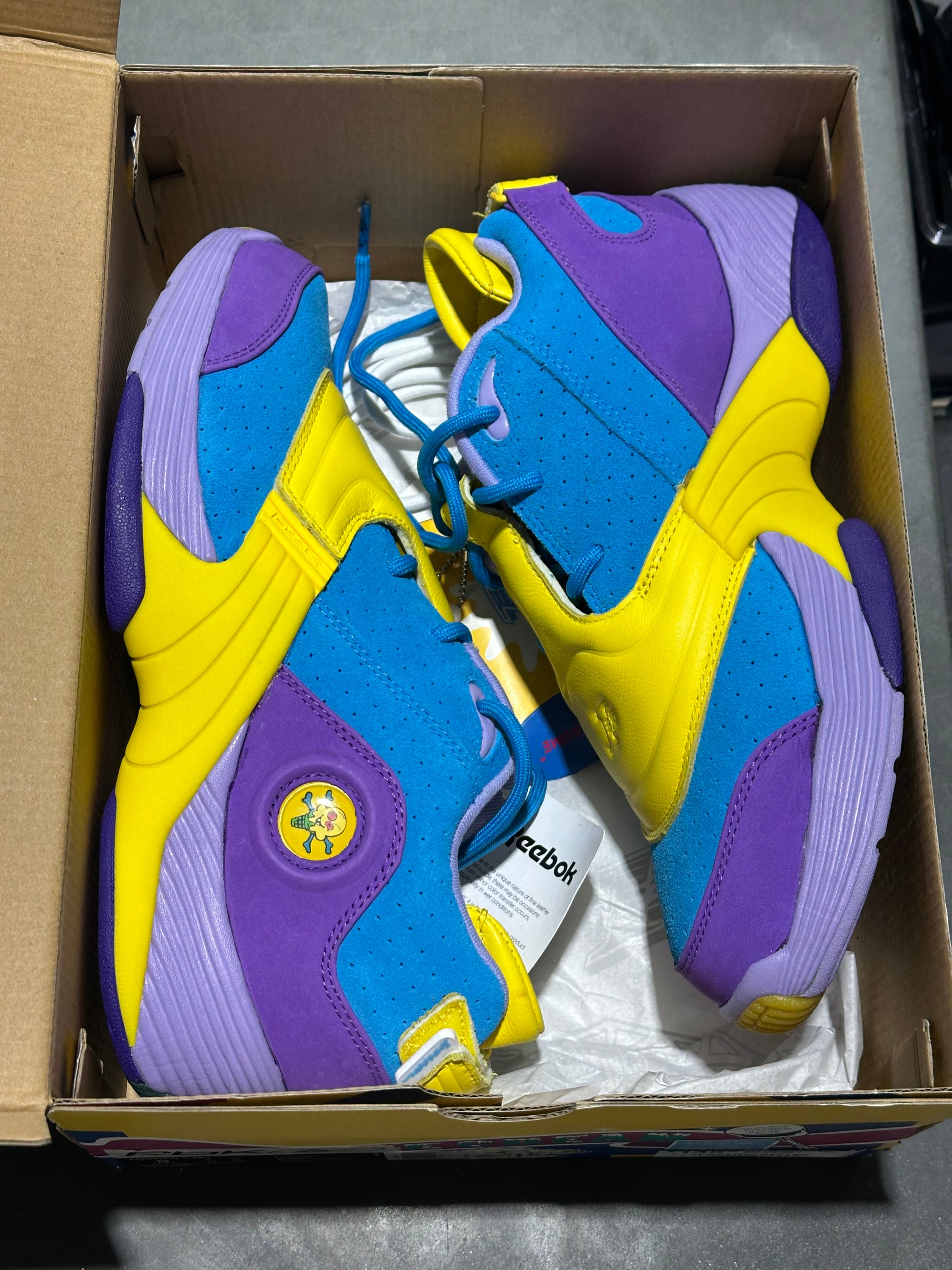 Reebok Answert 5 x BBC Icecream - Teal Size 9