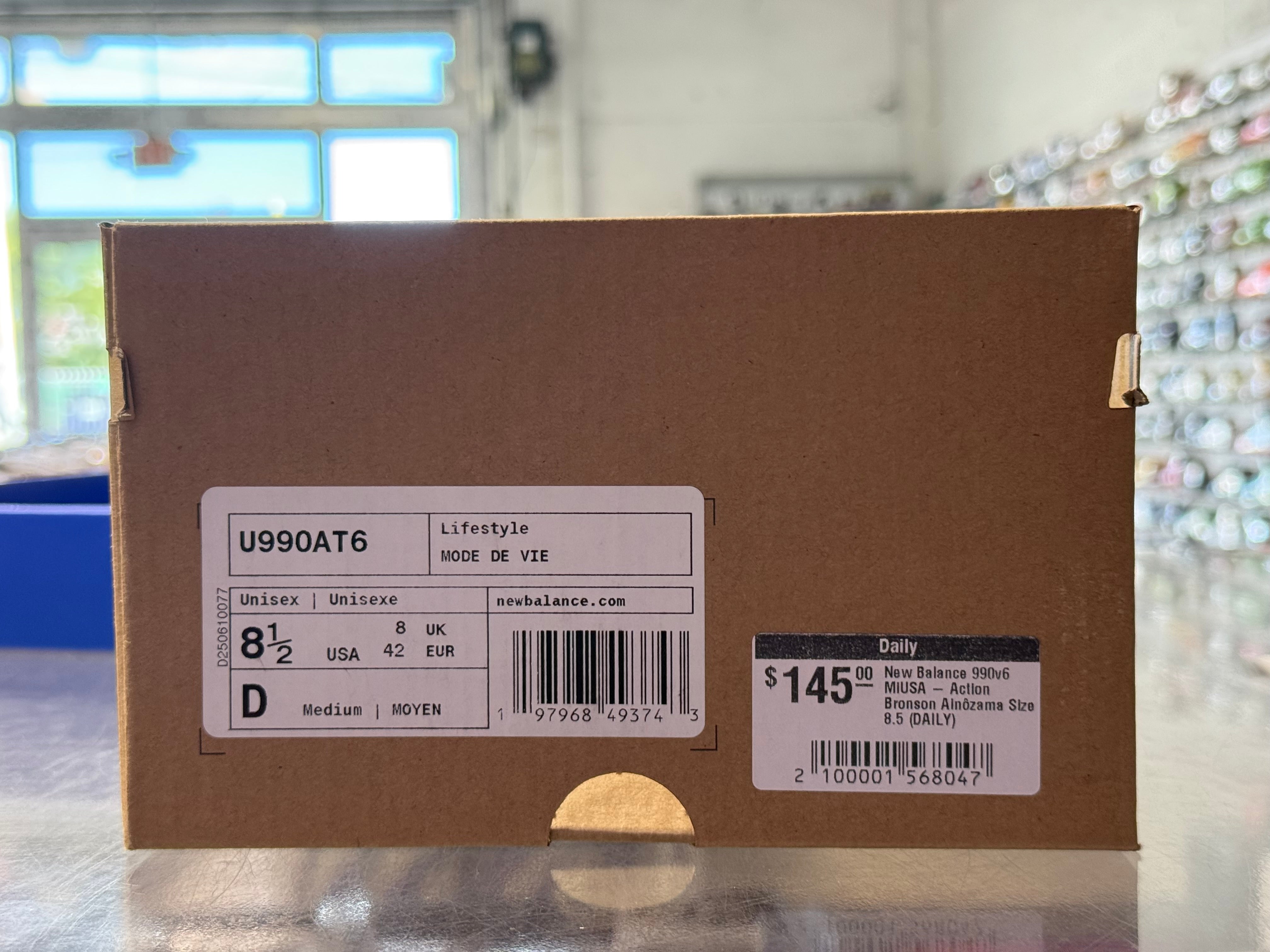 New Balance 990v6 MiUSA - Action Bronson Ainôzama Size 8.5