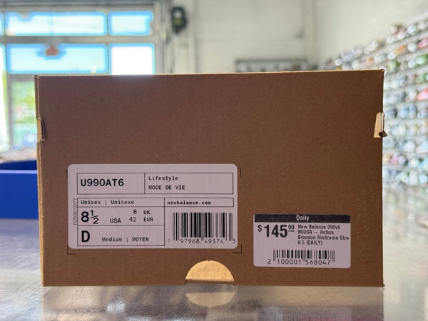 New Balance 990v6 MiUSA - Action Bronson Ainôzama Size 8.5