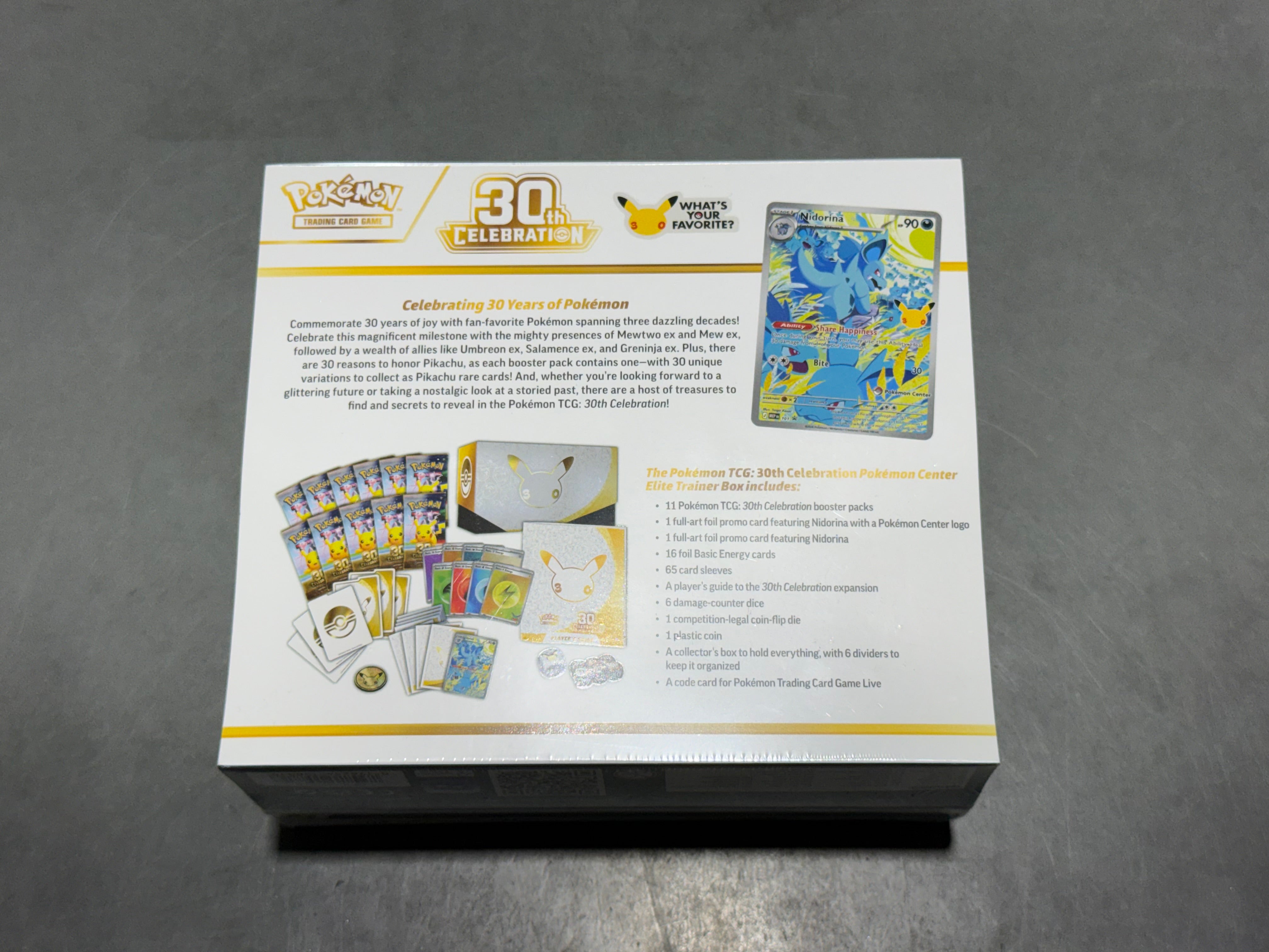 NEW Pokemon 30th Pokemon Center ETB