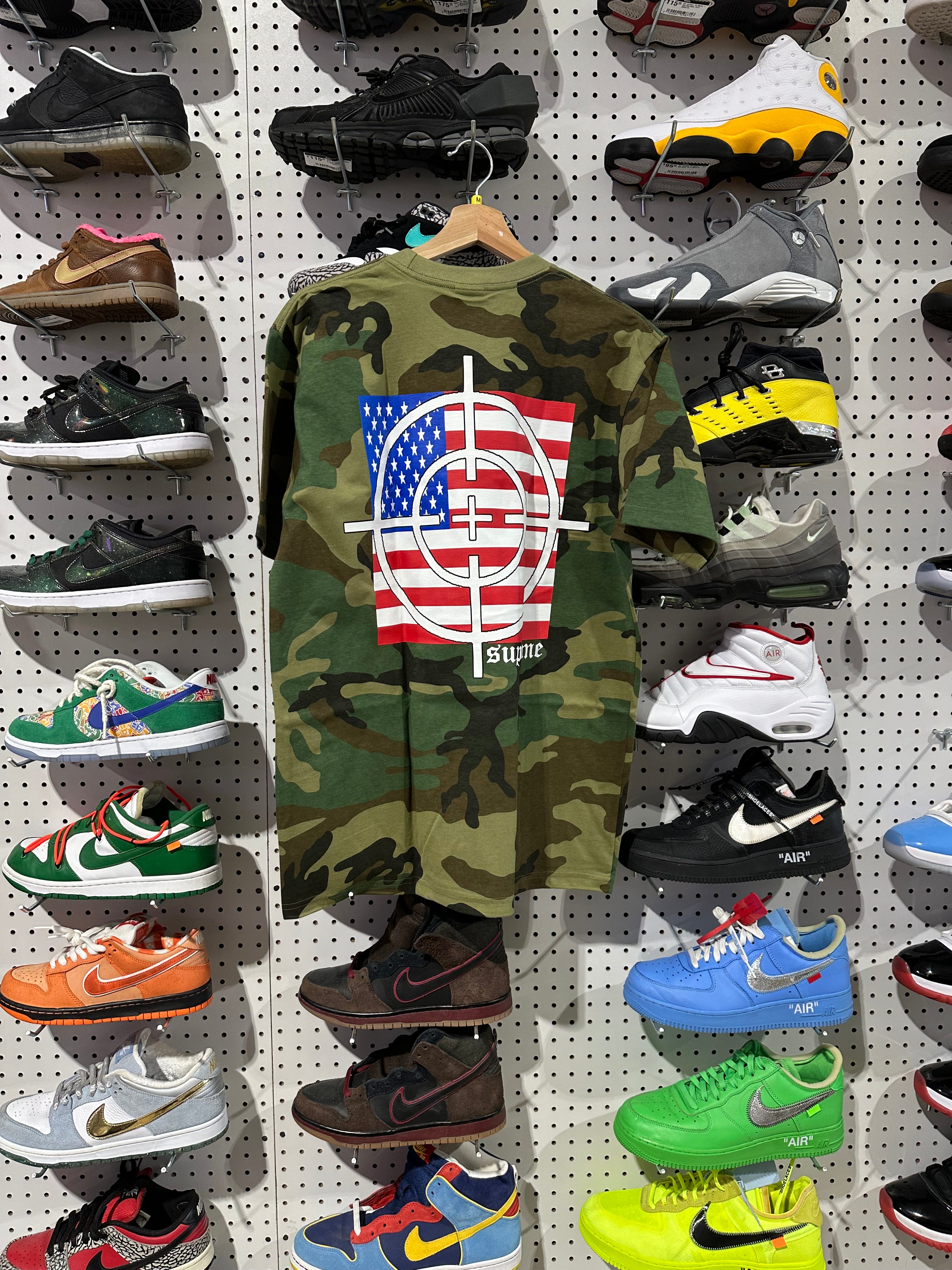 NEW Supreme Target Tee - Woodland Camo Size Medium