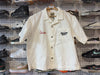 NEW Gallery Department Studio SS Button Up Shirt - White Size Large
