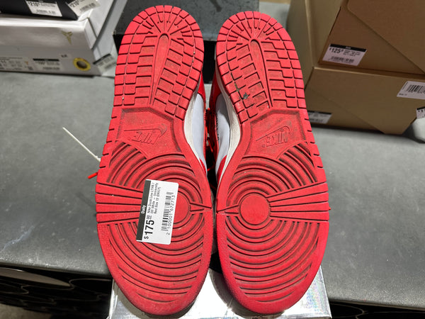 Nike Dunk Low LTHR / Off White - University Red Size 12